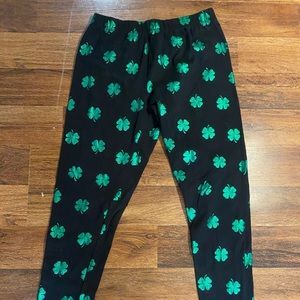 Kids cute clover leggings